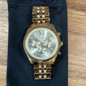 Michael Kors KM8281 Gold Watch